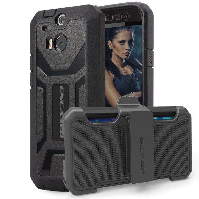 HTC ONE M8 Outdoor Case and Holster Black