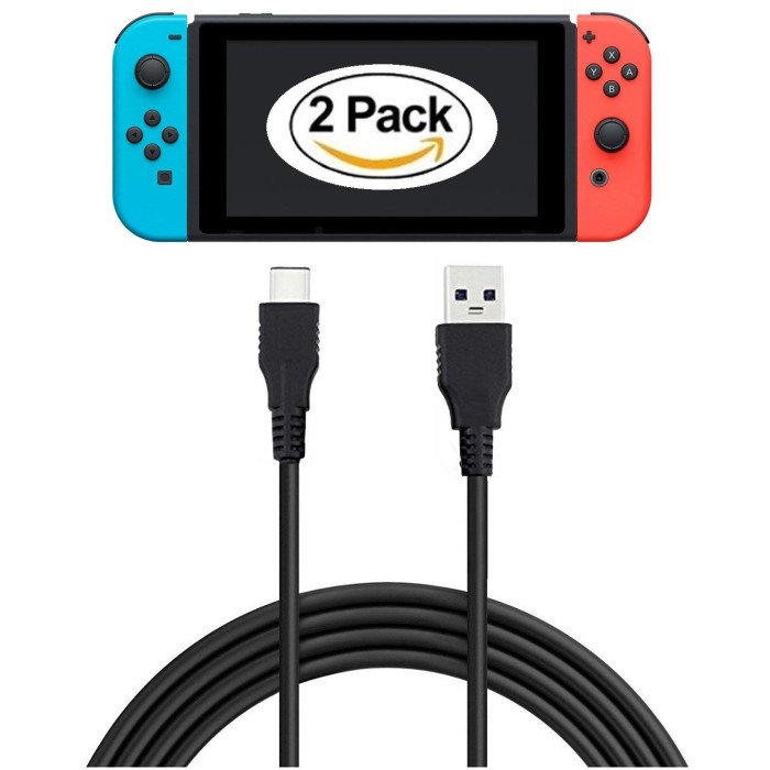 Nintendo Switch Charging Cable Black