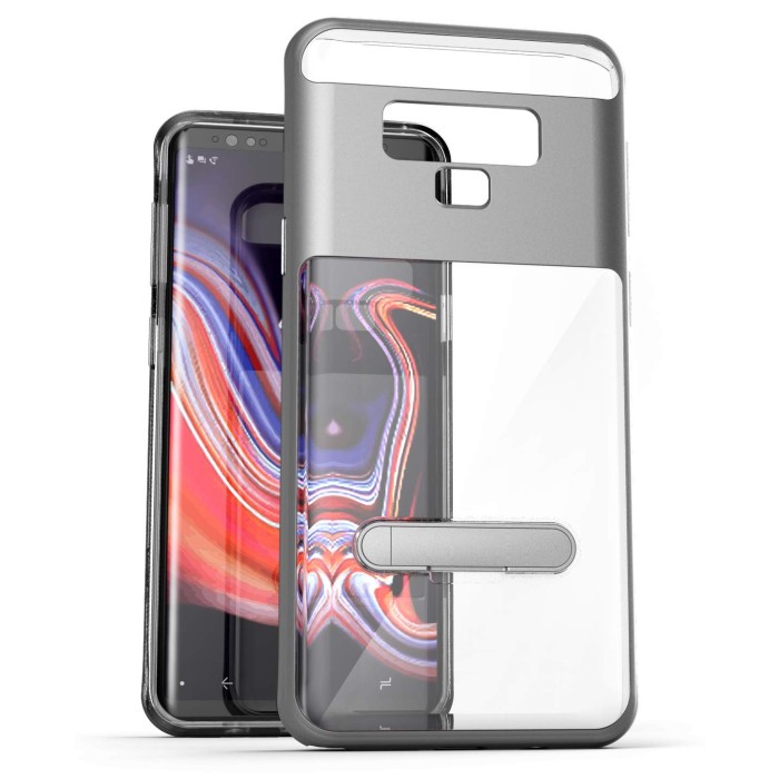 Note 9 Reveal Case Silver