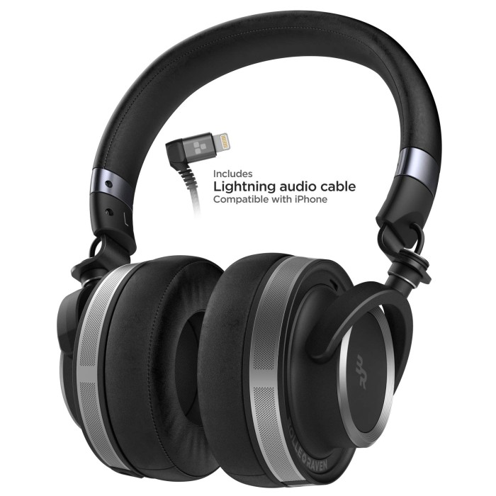 Professional Monitor Headphones On Ear Wired Black Bolle&Raven