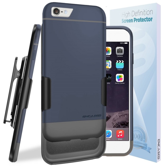 iPhone 6S SlimShield Case and Holster Blue