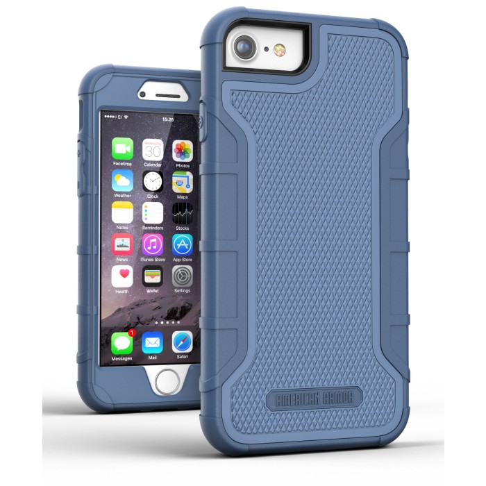 iPhone-8-American-Armor-Case-Blue-Blue-AA04BL