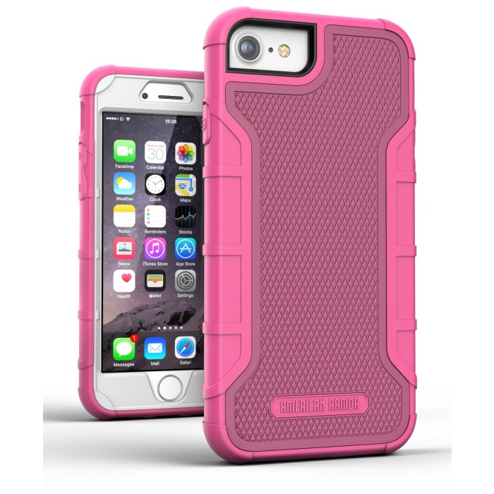 iPhone-8-American-Armor-Case-Pink-Pink-AA04PK