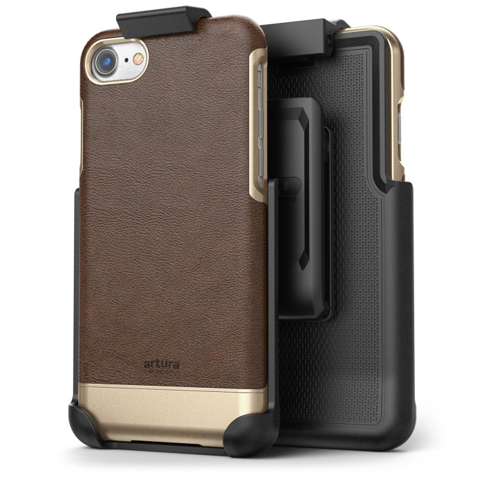 iPhone-8-Artura-Case-And-Holster-Brown-Brown-AS04BR-HL