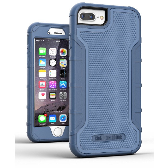 iPhone-8-Plus-American-Armor-Case-Blue-Blue-AA05BL