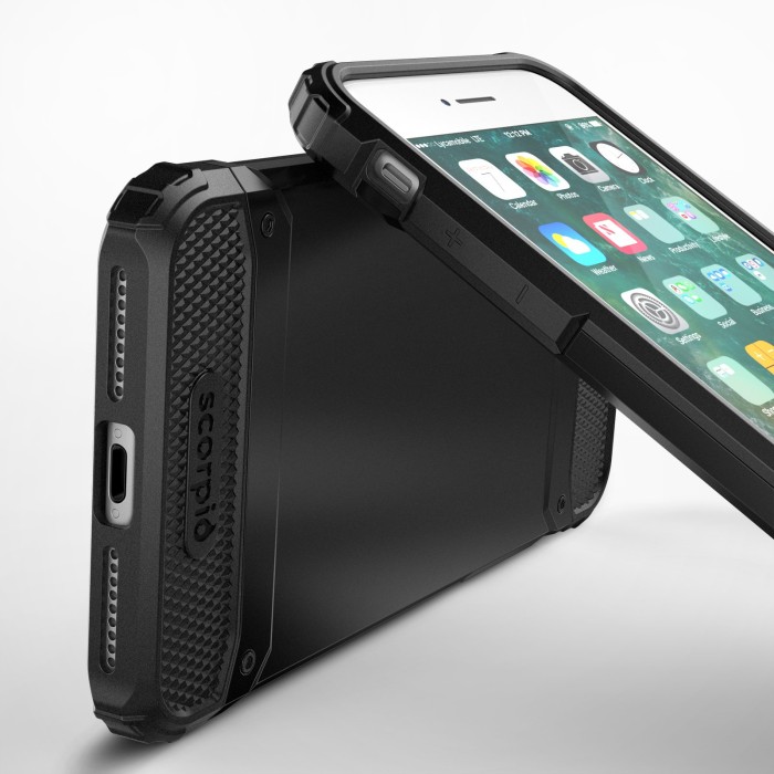 iPhone SE (2020 & 2022) Scorpio Case - Black - Encased