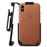 iPhone Xs Max Apple Leather Holster Black