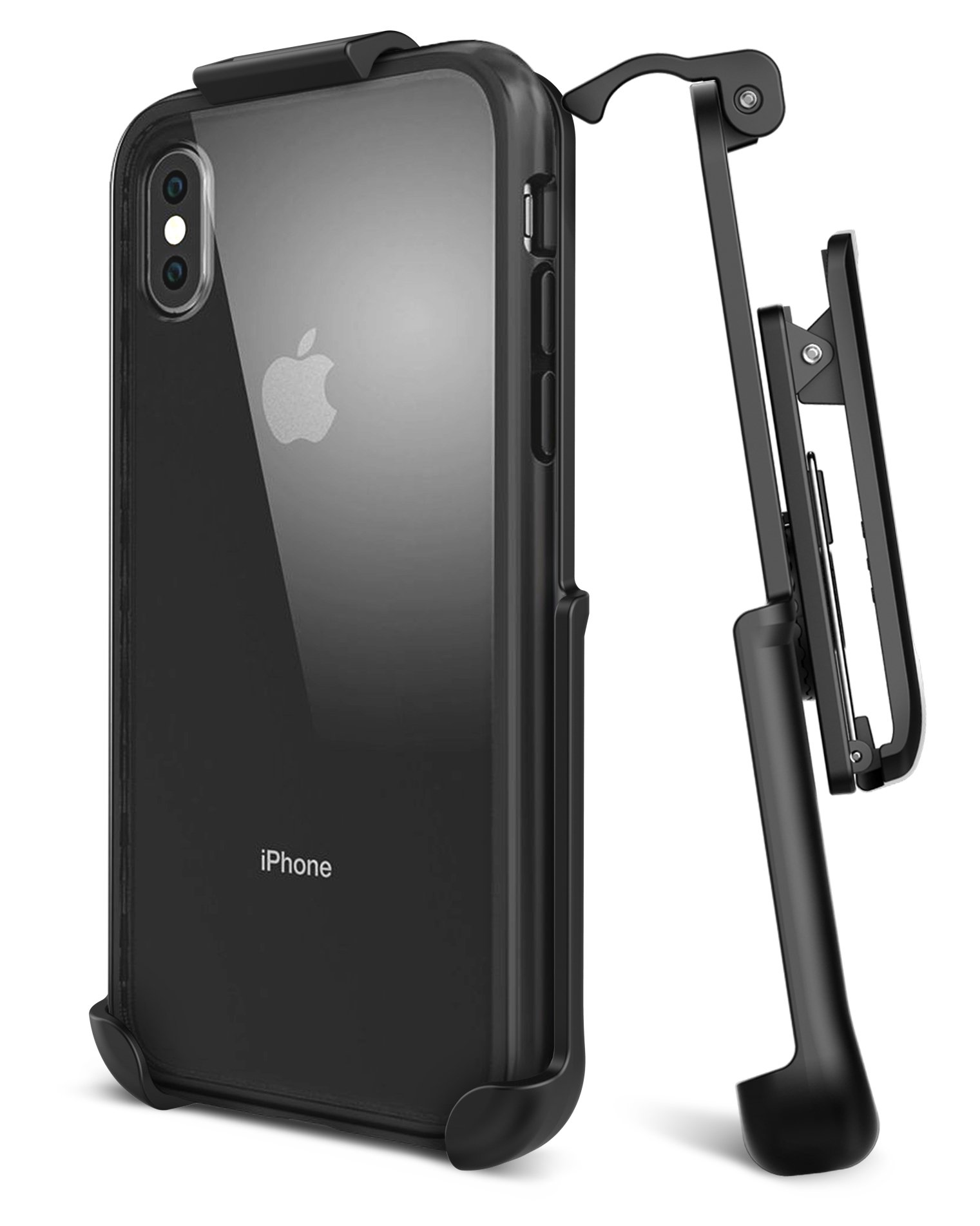 iPhone X Maxboost Hyperpro Holster Encased