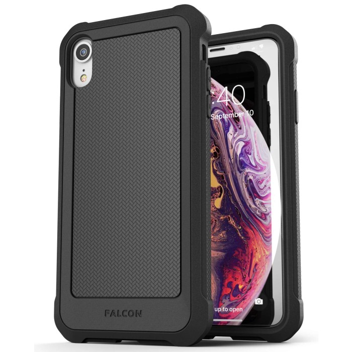 iPhone XR Falcon Case Black