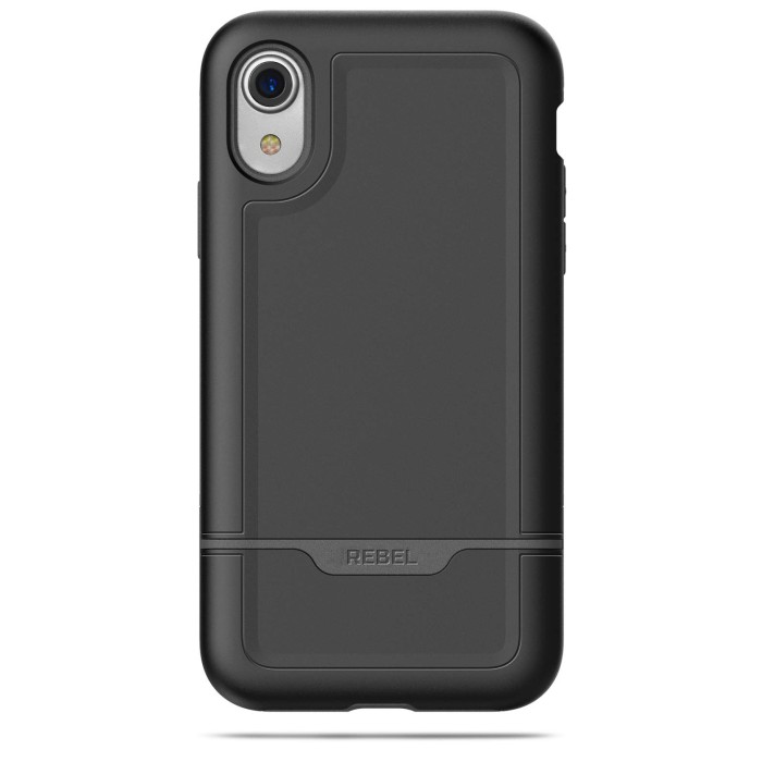 iPhone XR Rebel Case Black - Encased