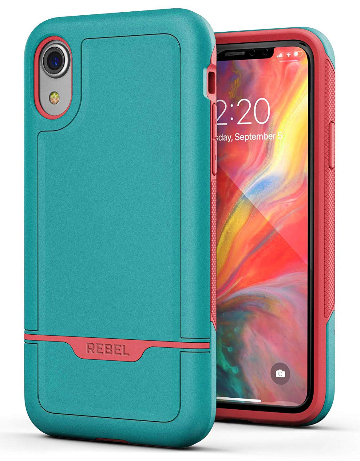 iPhone XR Rebel Case Teal - Encased