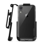 iPhone XR Tech 21 Pure Clear Holster Black