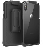 iPhone-XS-Max-Youmaker-Crystal-Clear-Case-Holster-Black-HL72CB