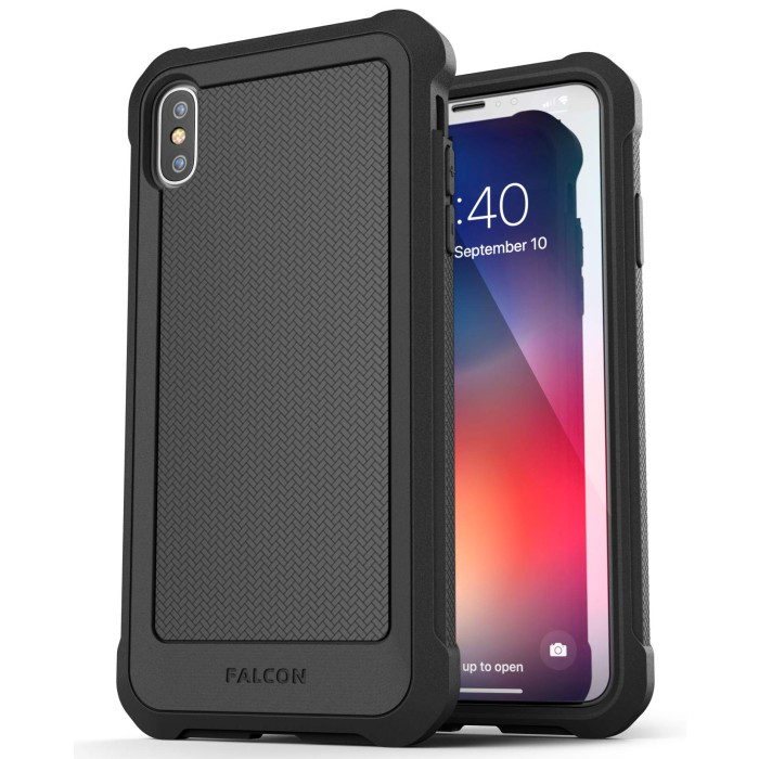 iPhone Xs Max Falcon Case Black