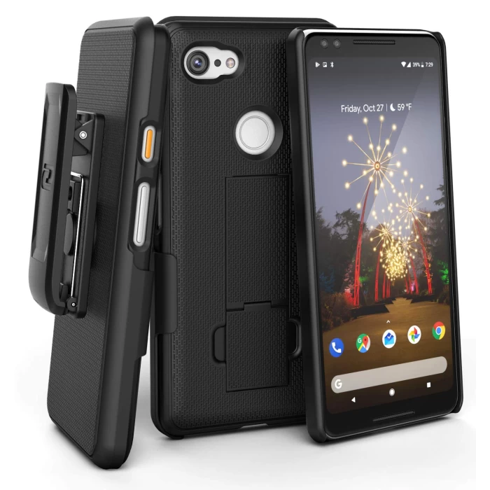 Pixel 3a XL Duraclip Case and Holster Black