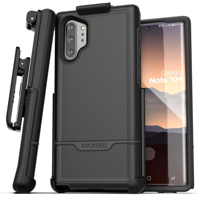Galaxy Note 10 Plus Rebel Black with Holster