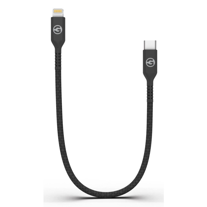 1ft Cable Rounded single Black