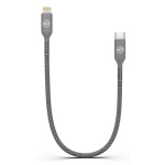 1ft Cable Rounded single Grey