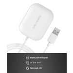 White_Airpod Charger_Dimensions and weight