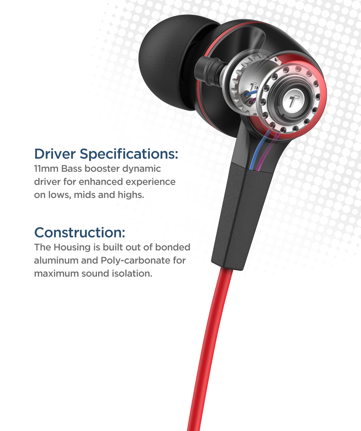 Red iphone 2024 headphones