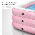 Inflatable Pool Rec_Pink_Air Chambers
