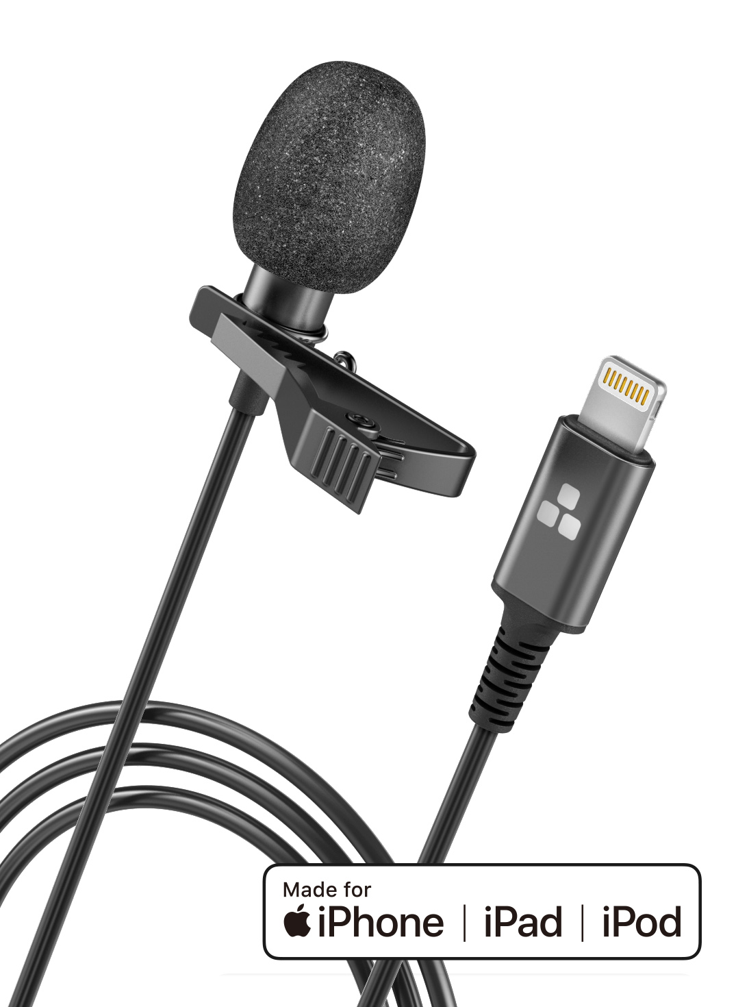 LV1-DI, iPhone Lightning Lavalier Microphone