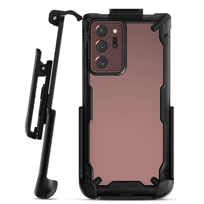 Belt-Clip-Holster-for-Ringke-Fusion-X-Case-Samsung-Galaxy-Note-20-Ultra-Black-HL131RB