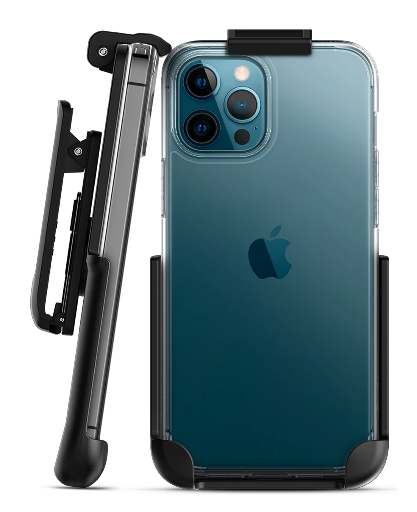 For iPhone 12 Mini Case, Spigen Ultra Hybrid Protective Cover - Matte Black