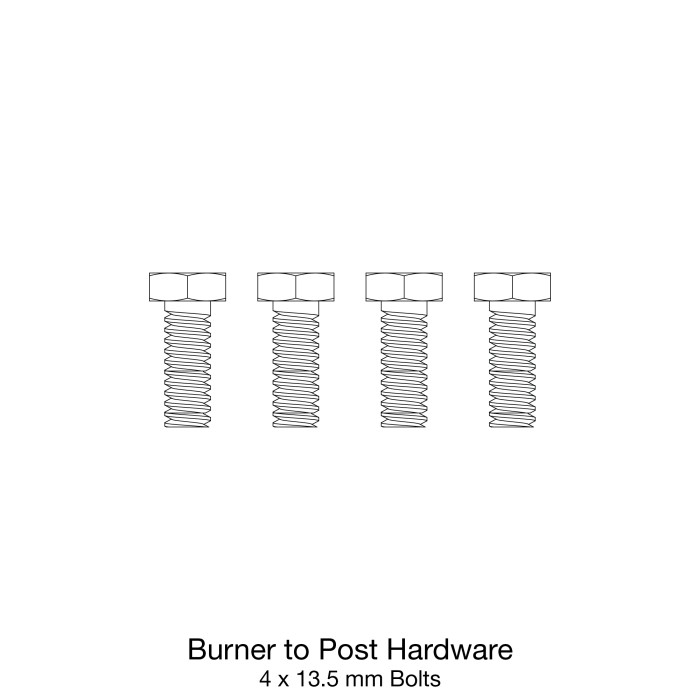 Burner to Post Hardware