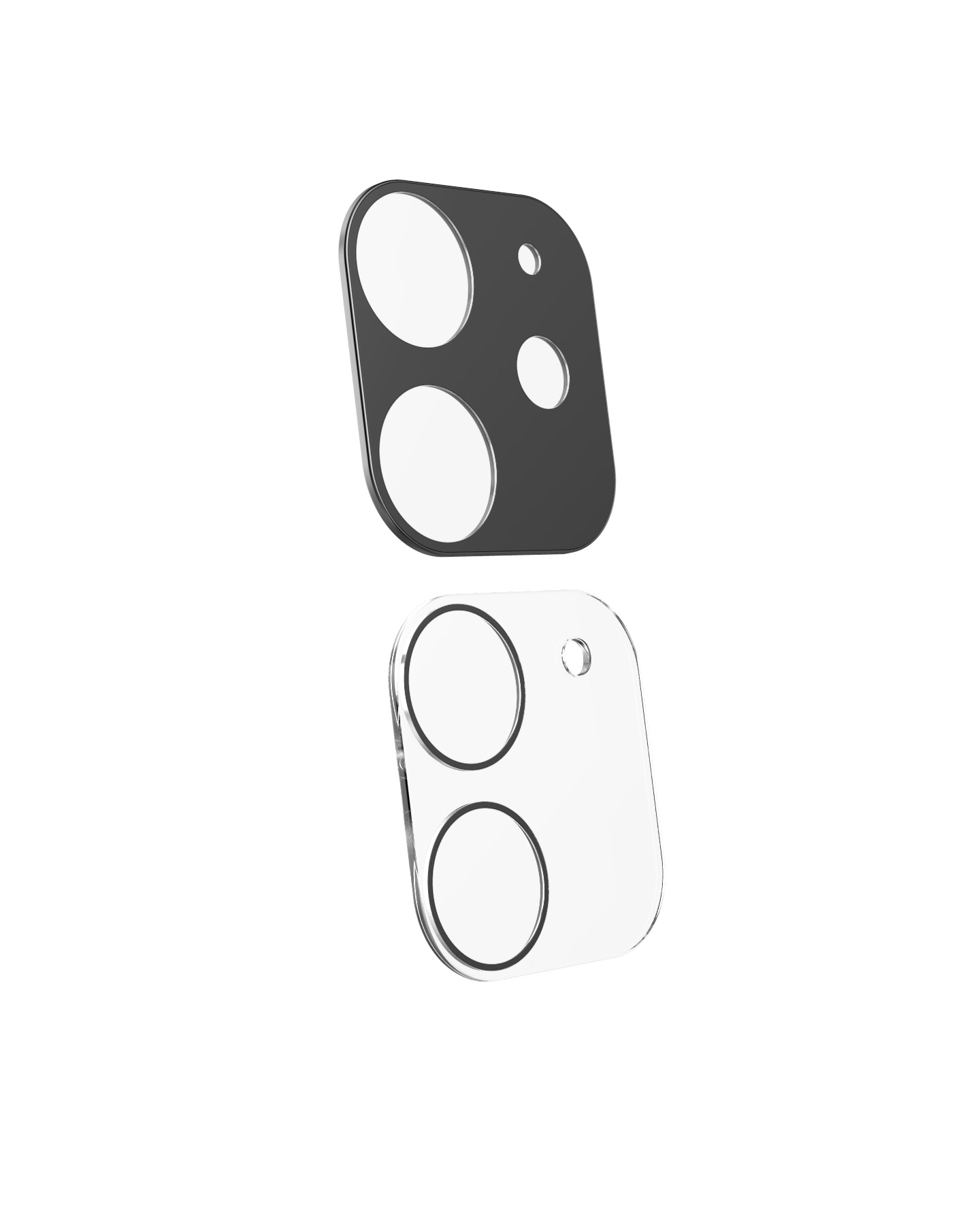 Caseology 2 Pack Lens Protector Compatible with iPhone 13 Camera Lens Protector for iPhone 13 Mini Camera Lens Protector 2-Pack (2021) - Black