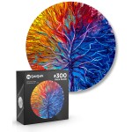 Colorful-Trees-Round-300-Piece-Jigsaw-Puzzle-Puzzle-Saver-Kit-Included-PZ0316