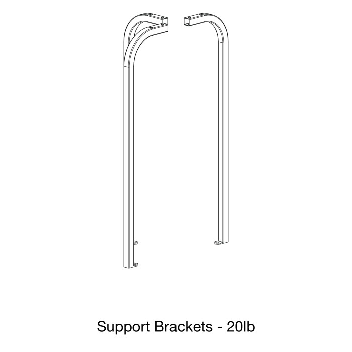 Support Brackets - 20lb