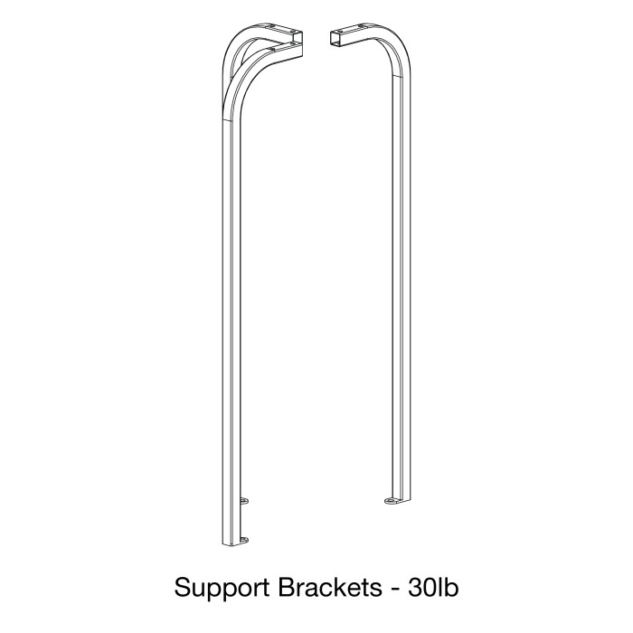 Support Brackets - 30lb