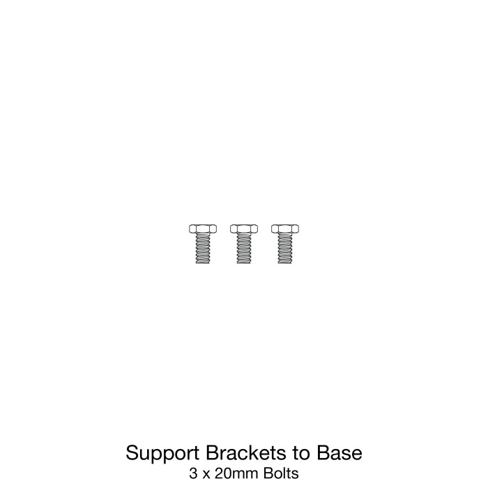 Support Brackets to Base