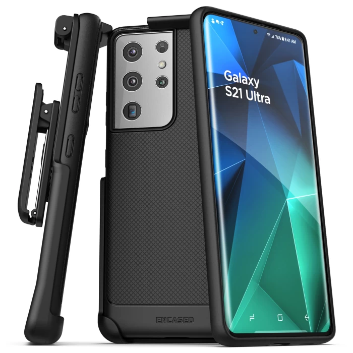 Galaxy-S21-Ultra-Thin-Armor-Case-and-Holster-Black-Black-TA145BK-HL