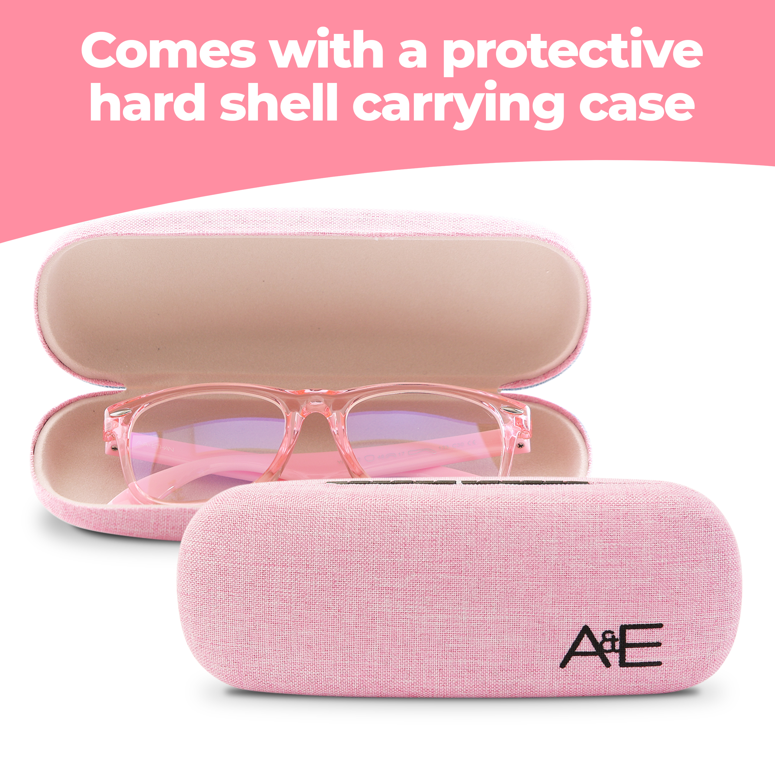 Glasses Case in Pink, Eyewear