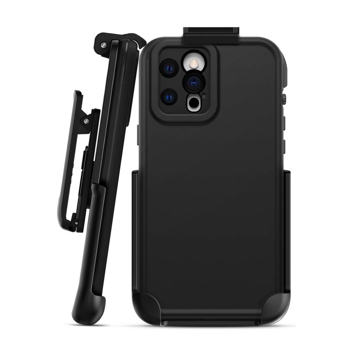 Belt-Clip-Compatible-with-Lifeproof-Fre-for-iPhone-12-Pro-Holster-Only-Case-is-not-Included-Black-HL7105