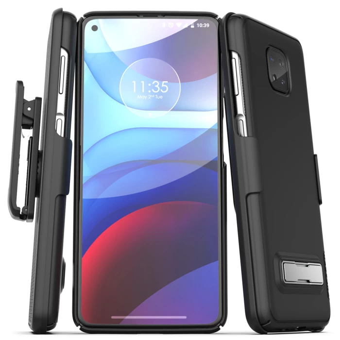 Moto-G-Power-2021-Slimline-Case-and-Holster-Black-Black-SL154