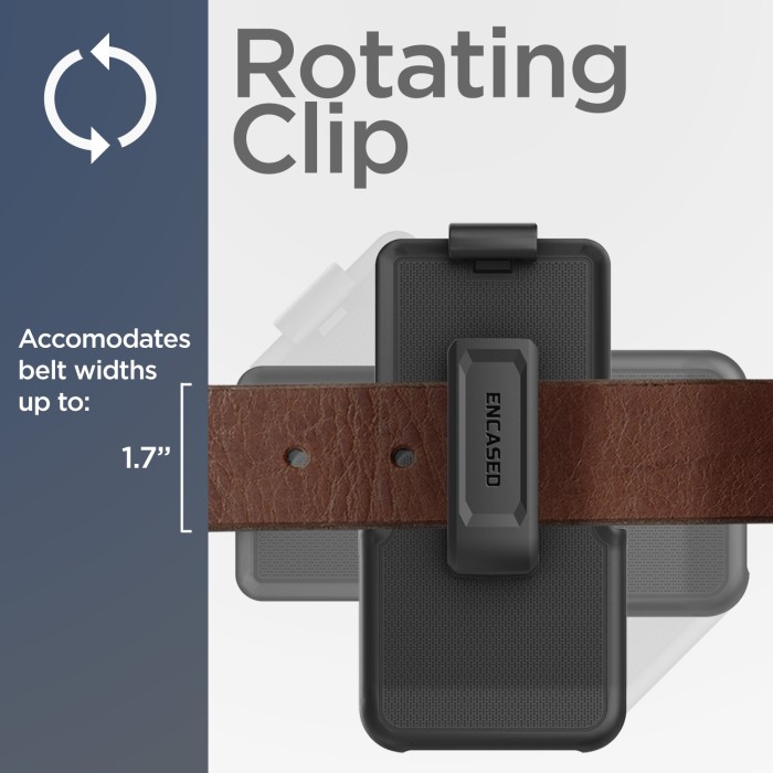 Belt Clip Holster for Otterbox Defender - iPhone 13 Pro Max - Encased