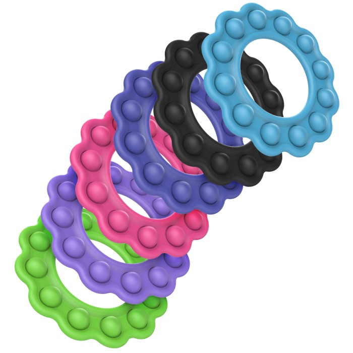 6-Pack-Flower-Pop-It-Fidget-Toy-Neon-Green-Purple-Pink-Blue-Black-Teel-6-FPIC147235