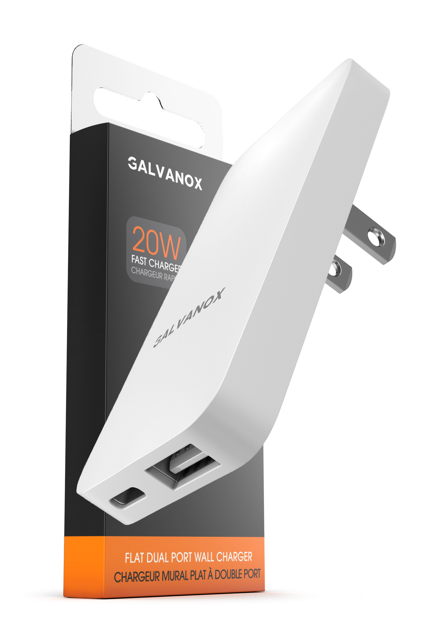 Gammeldags brud salt Galvanox 20W USB-C Flat Wall Charger - Encased