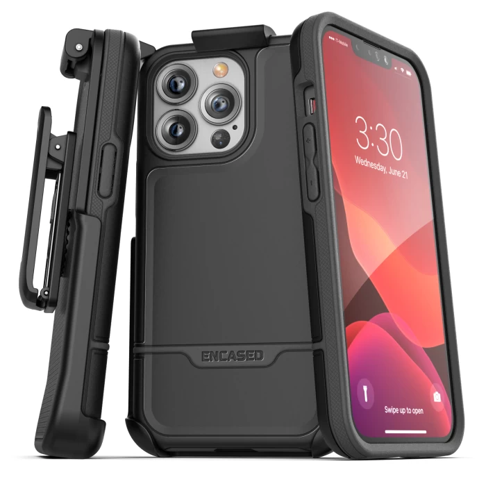 iPhone-13-Pro-Rebel-Case-with-Belt-Clip-Holster-Black-RB176BKHL