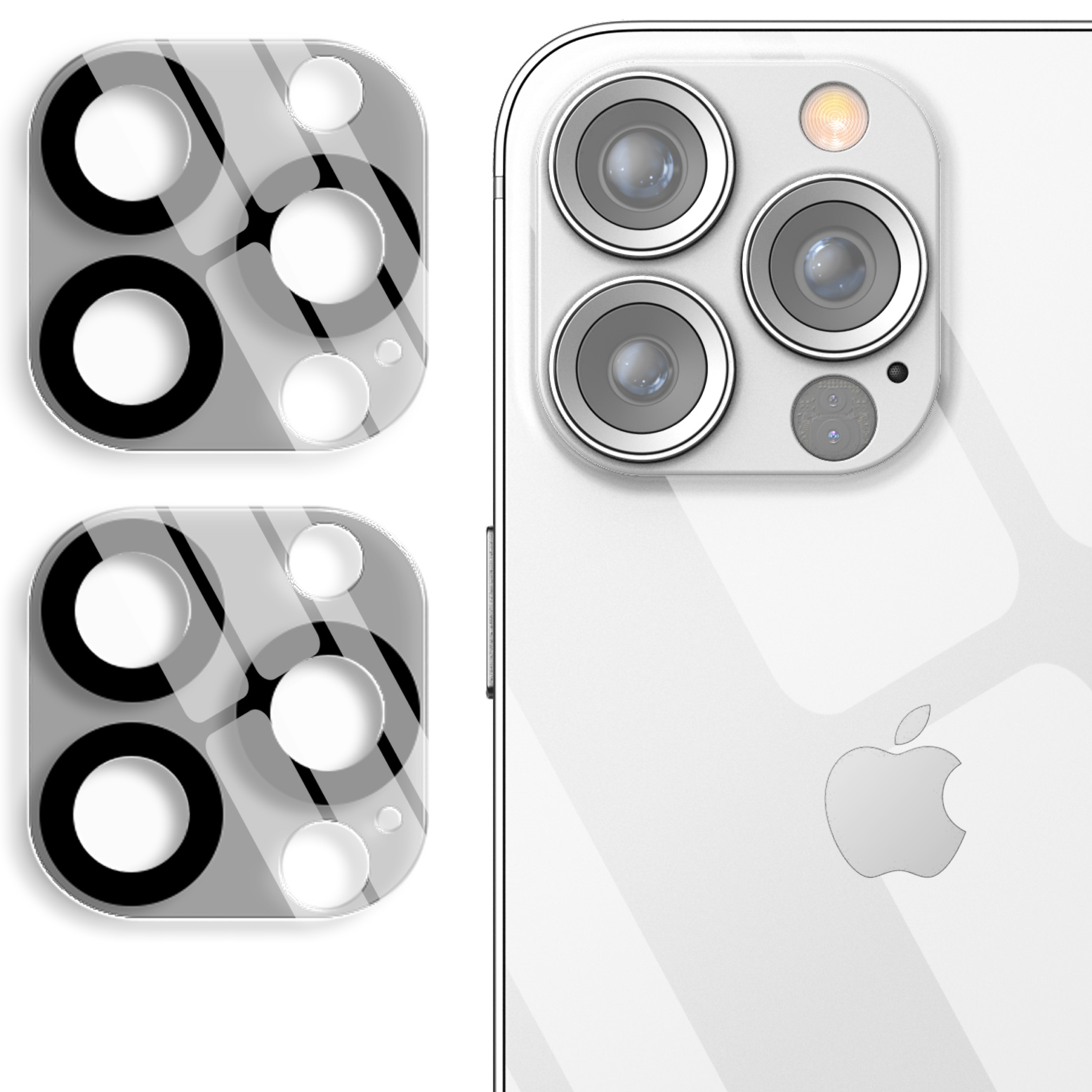 MagGlass iPhone 13 Pro Max UHD Camera Lens Protector (2 Pack) - Encased