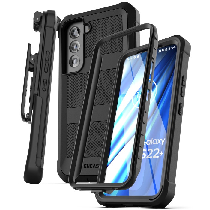 Samsung-Galaxy-S22-Falcon-Case-with-Belt-Clip-Holster-Black-FP214BKHL