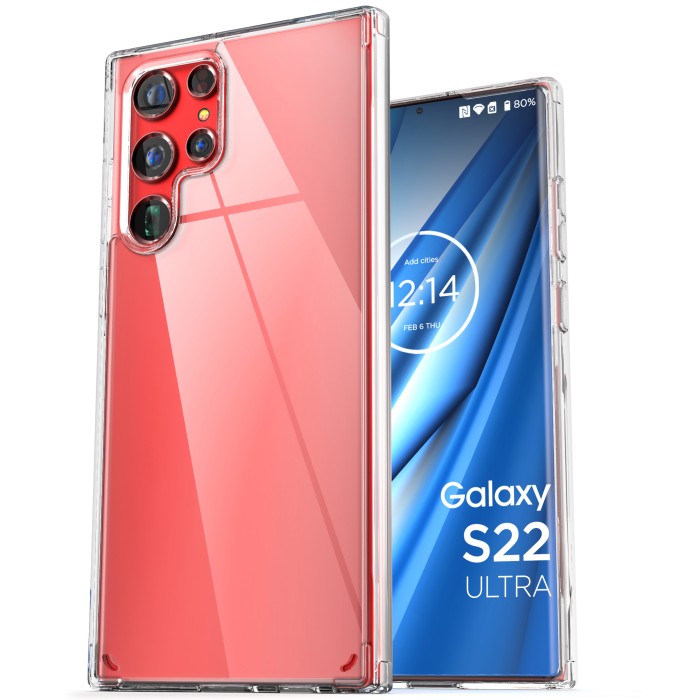 Samsung Galaxy S22 Ultra Clear Back Case-CB215