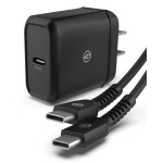 25W USD-C PD Wall Charger with 5 Foot Cable - Black-GLV/PD25W260