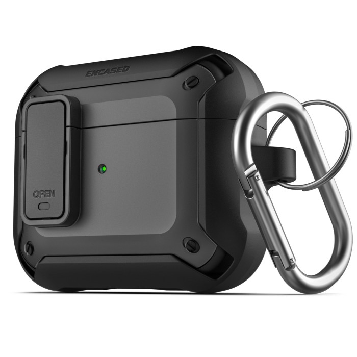 Airpods 3rd Generation Case with Keychain Black - Encased
