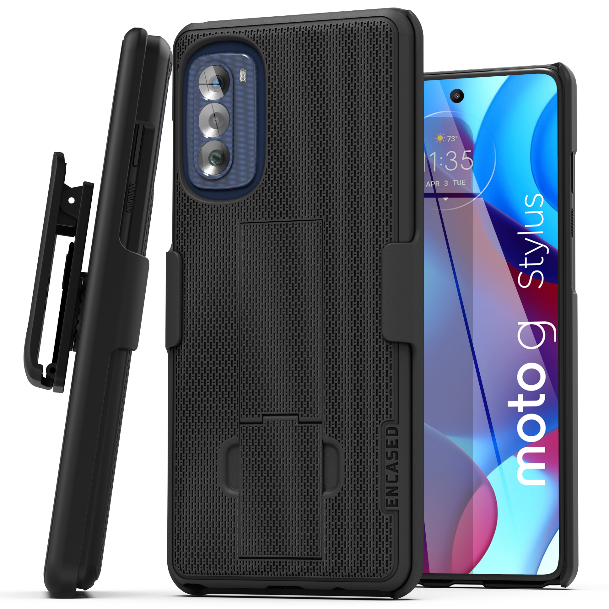 For Motorola Moto G STYLUS 5G 2023 XT2317 Holster Clip Case Phone Cover