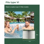 Peterson-Replacement-Filter-Type-VI-for-Inflatable-Hot-Tub-Compatible-with-Bestway-SaluSpa-6-Pack-PTSPF003X6-5