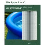 Peterson-Ring-Top-Pool-Replacement-Type-A-or-C-Filter-29000E59900E-Compatible-with-Intex-Summer-Escapes-or-Summer-Waves-Above-Ground-Pools-6-Pack-PTSPF001X6-4